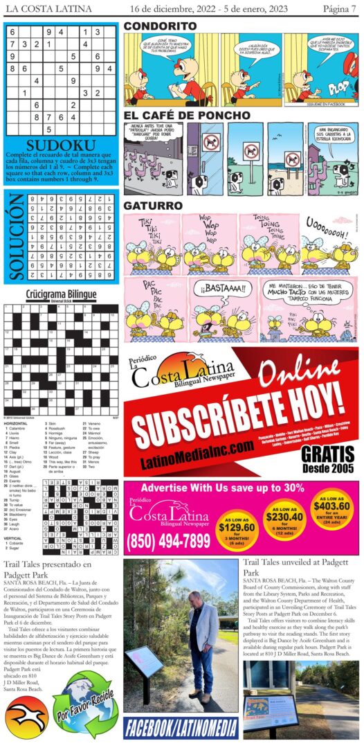 La Costa Latina December 1 - 16 Page: 7