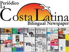 Costa latina bilingual newspaper.