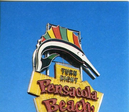 Pensacola Beach sign