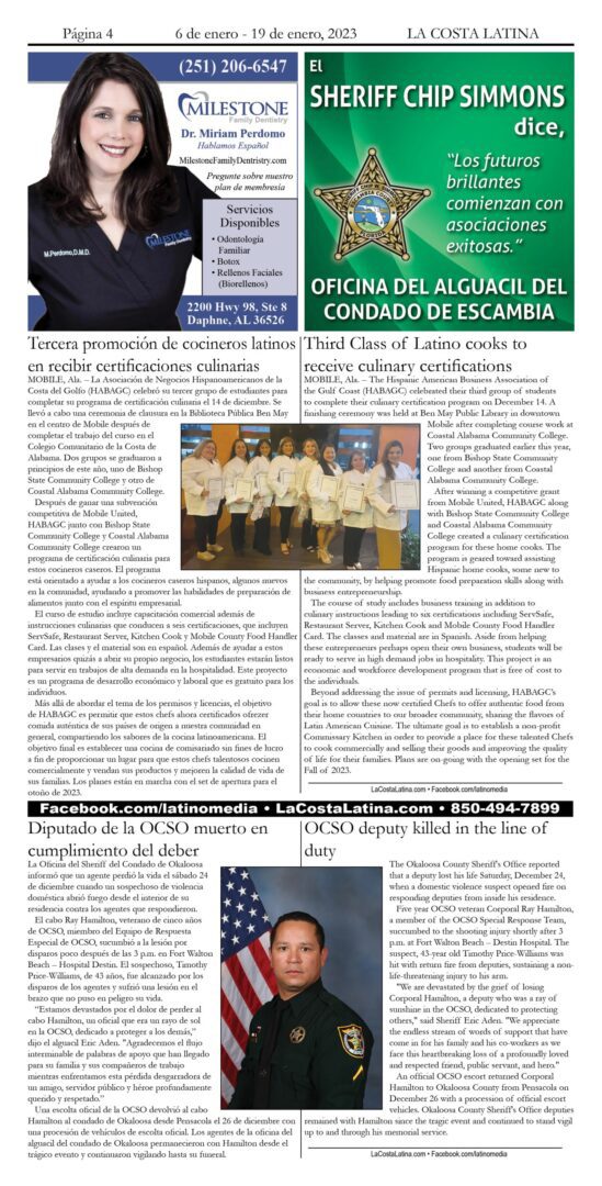 La Costa Latina January 6 - January 19 Page 4