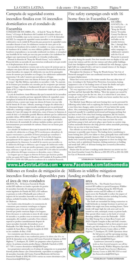 La Costa Latina January 6 - January 19 Page 9