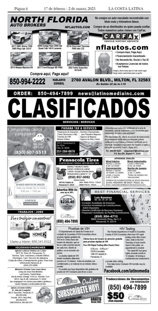 La Costa Latina, Feb 17 - March 2, 2023, Page 6
