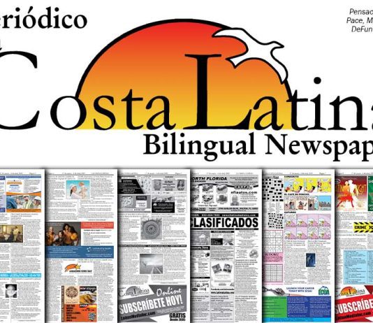 Costa latina bilingual newspaper.