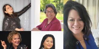 Collage of Geraldyn Martinez, Margarita Vazquez, Leida Javier, Grace Resendez McCaffery and Monica Sanford