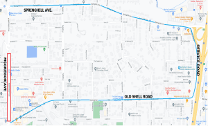 Map of McGregor detour
