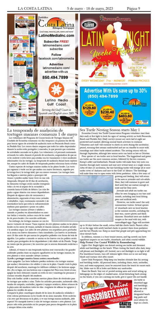 La Costa Latina May 5 - May 18, 2023 Page 9