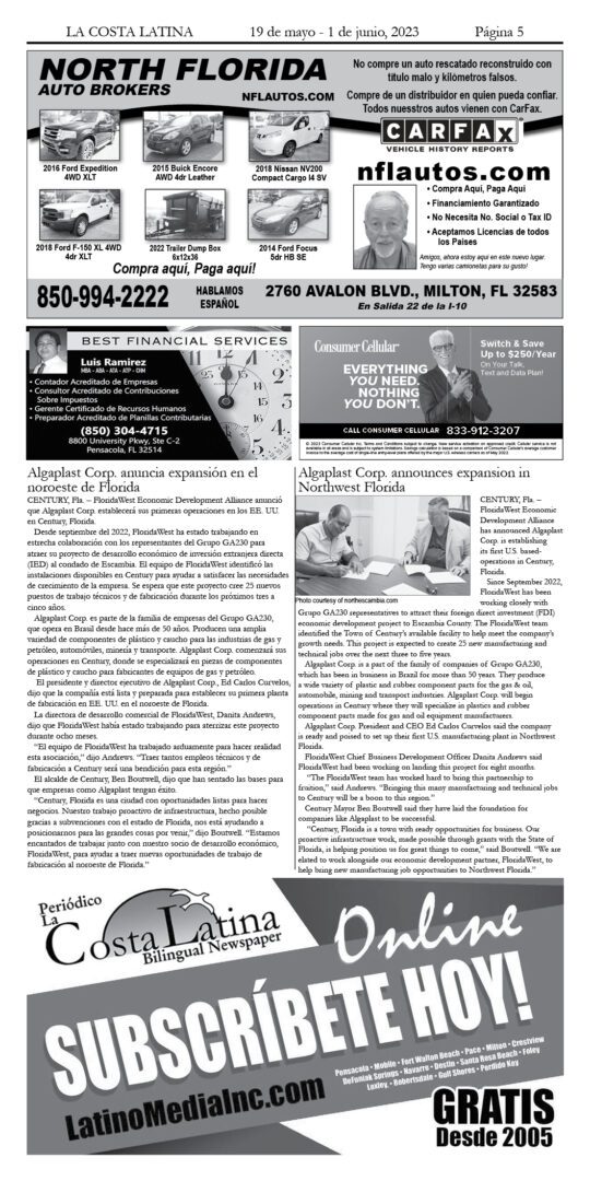 La Costa Latina May 19 - June 1, 2023 Page 5