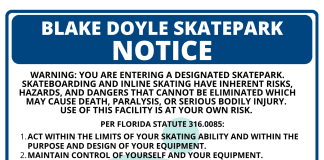 Skatepark rules