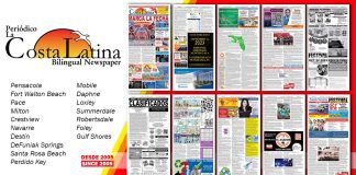 La Costa Latina July 21 - August 3 - cover display