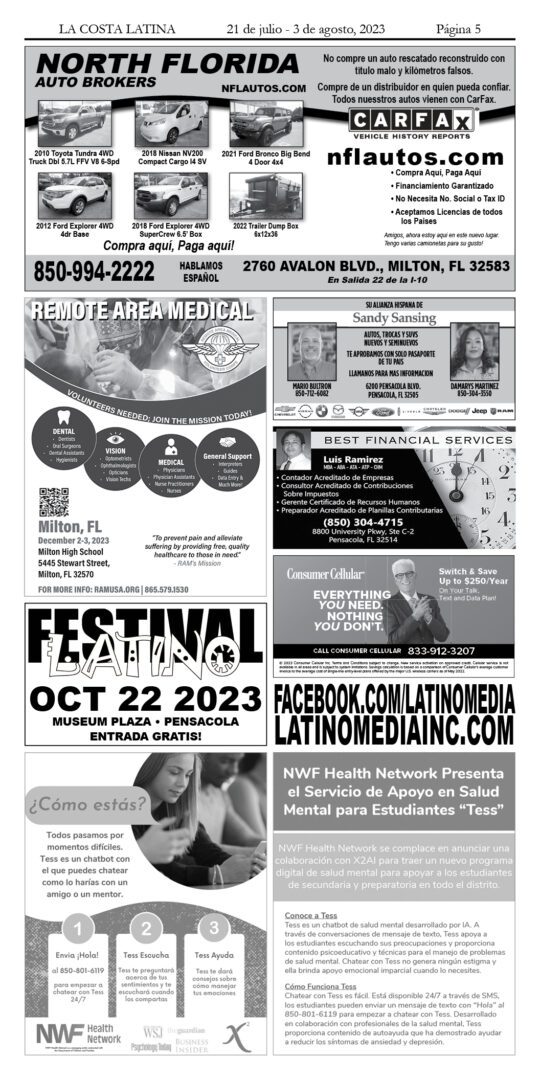 La Costa Latina July 21 - August 3 - Page 5