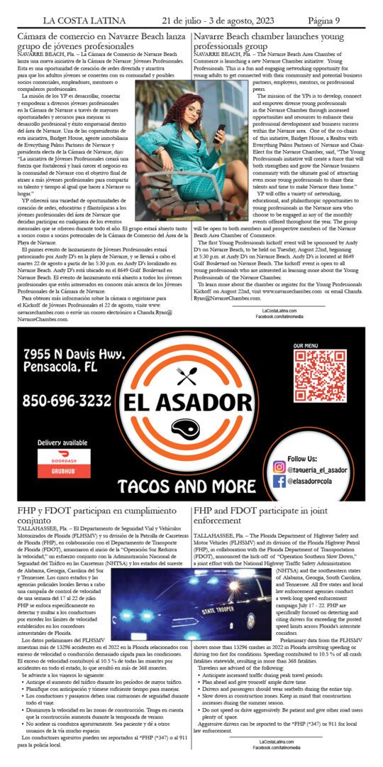 La Costa Latina July 21 - August 3 - Page 9