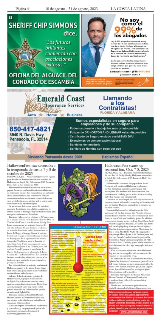La Costa Latina August 18 - August 31, 2023 Page 4
