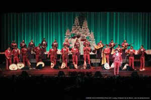 Mariachi group Sol de Mexico on stage