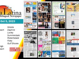 Costa latina newspaper front page.