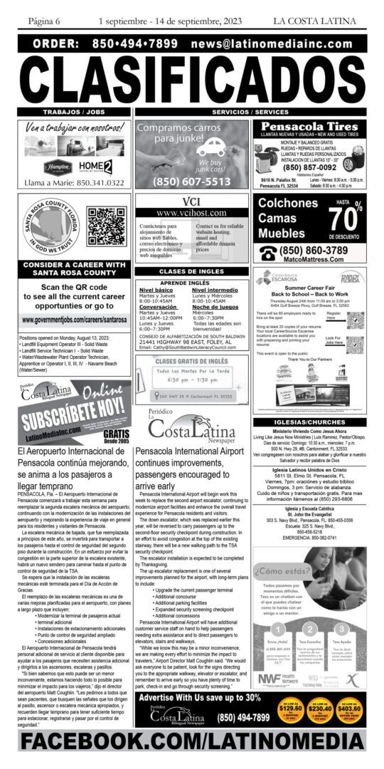 La Costa Latina September 1 - September 21, 2023 Page 6