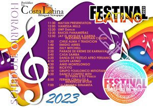 Festival Latino 2023 Pensacola stage lineup
