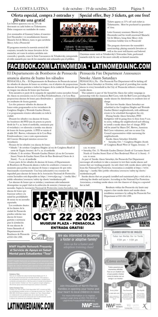 La Costa Latina October 6 - October 19 2023 Page 5