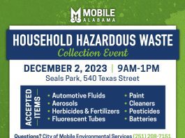 Household Hazardous Waste Collection Event flyer Mobile