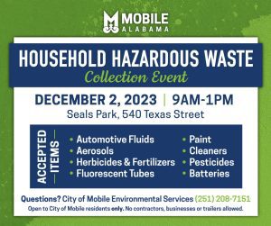 Household Hazardous Waste Collection Event flyer Mobile