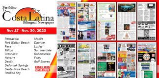 La Costa Latina Newspaper November 17 - November 30, 2023cover