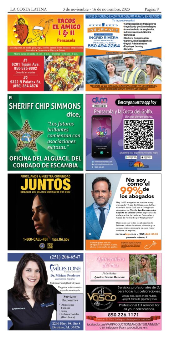 La Costa Latina November 3 - November 16, 2023 - page 9