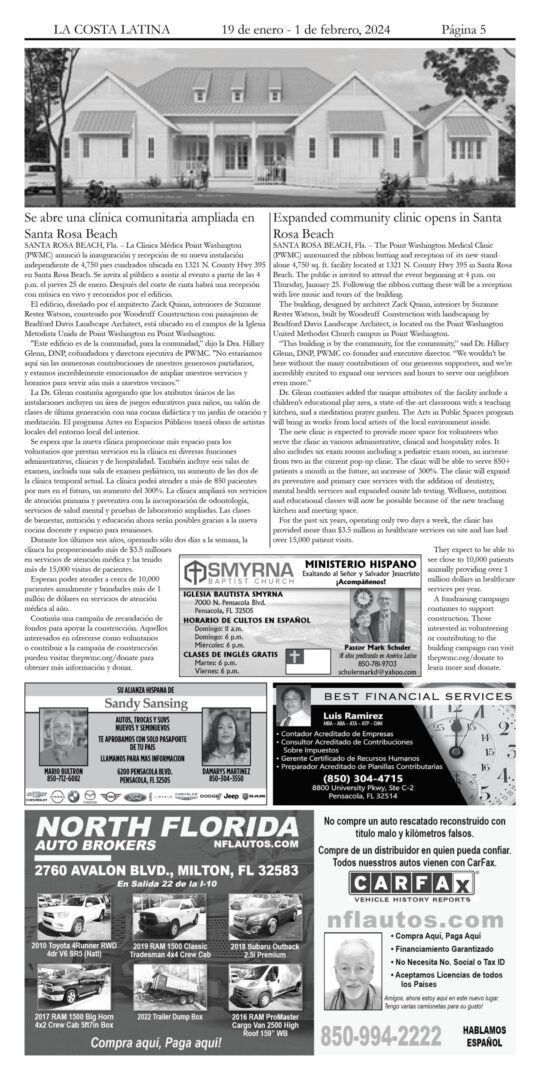 La Costa Latina January 19 - February 1, 2024 Page 5