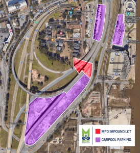 City of Mobile Mardi Gras parking map 2024