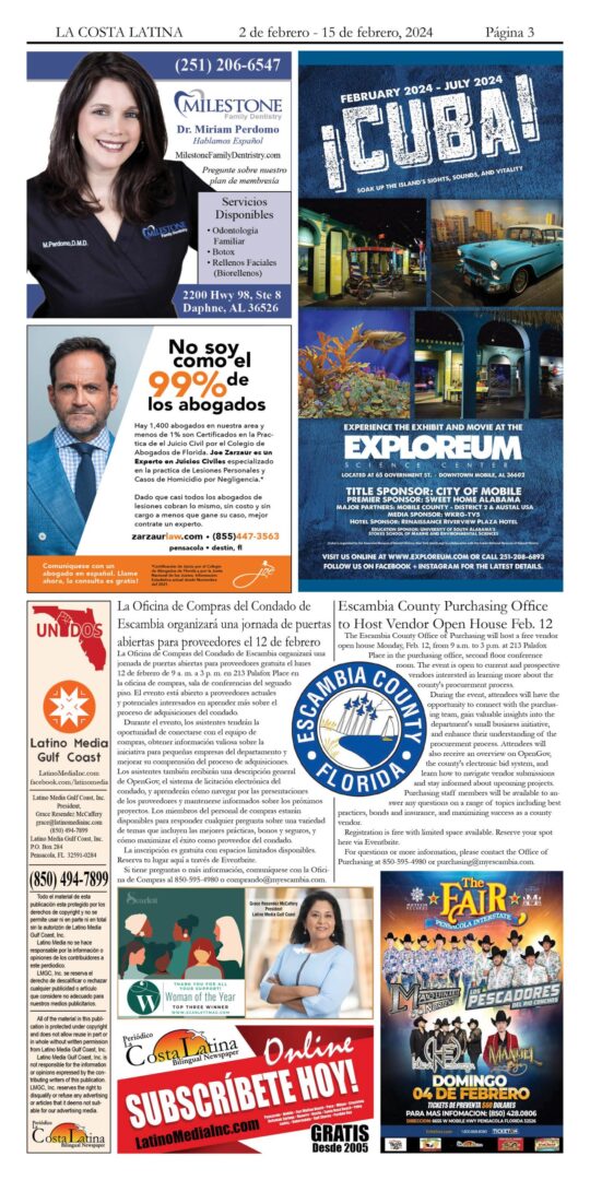 La Costa Latina February 2 - February 15, 2024 Page 3