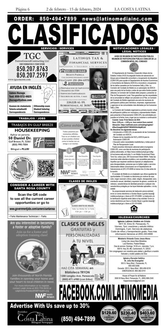 La Costa Latina February 2 - February 15, 2024 Page 6