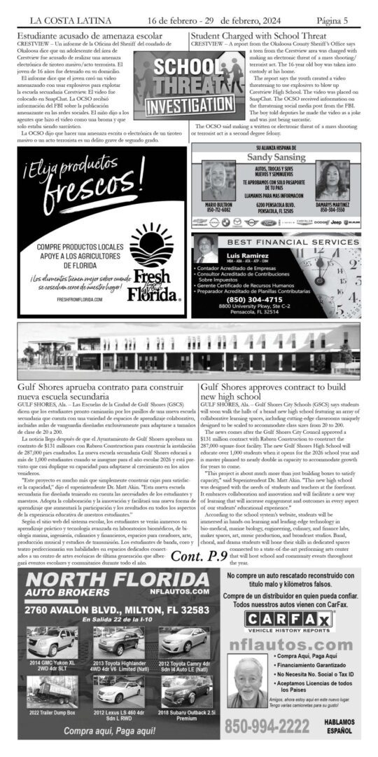 La Costa Latina February 16 - February 29, 2024 page 5