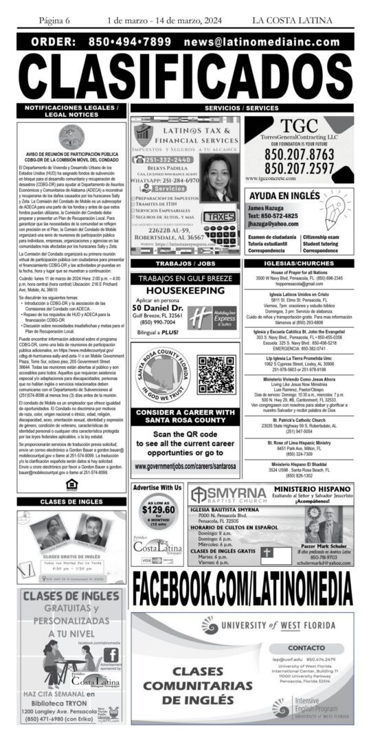 La Costa Latina March 1 - March 14, 2024 page 6