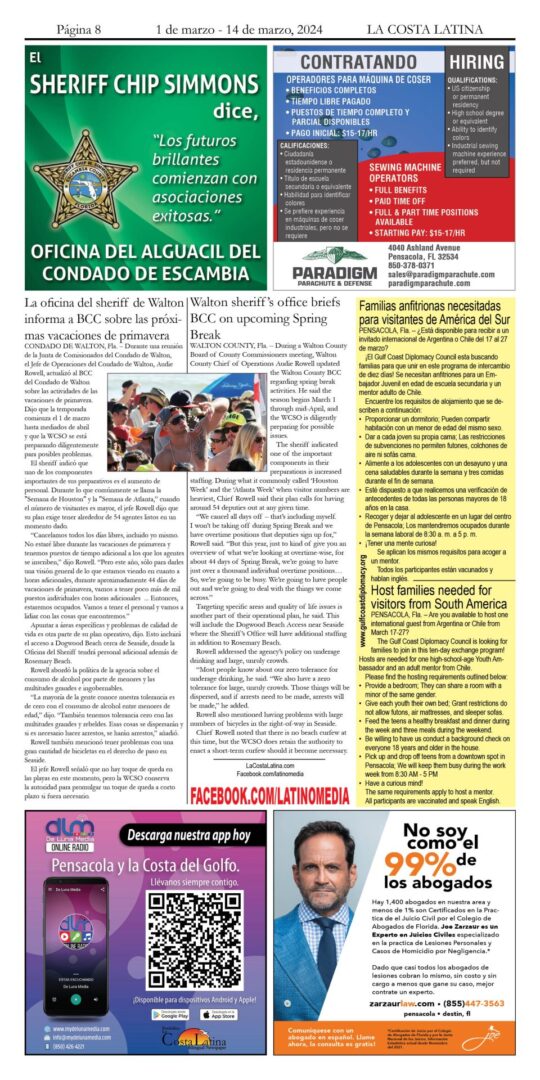 La Costa Latina March 1 - March 14, 2024 page 8