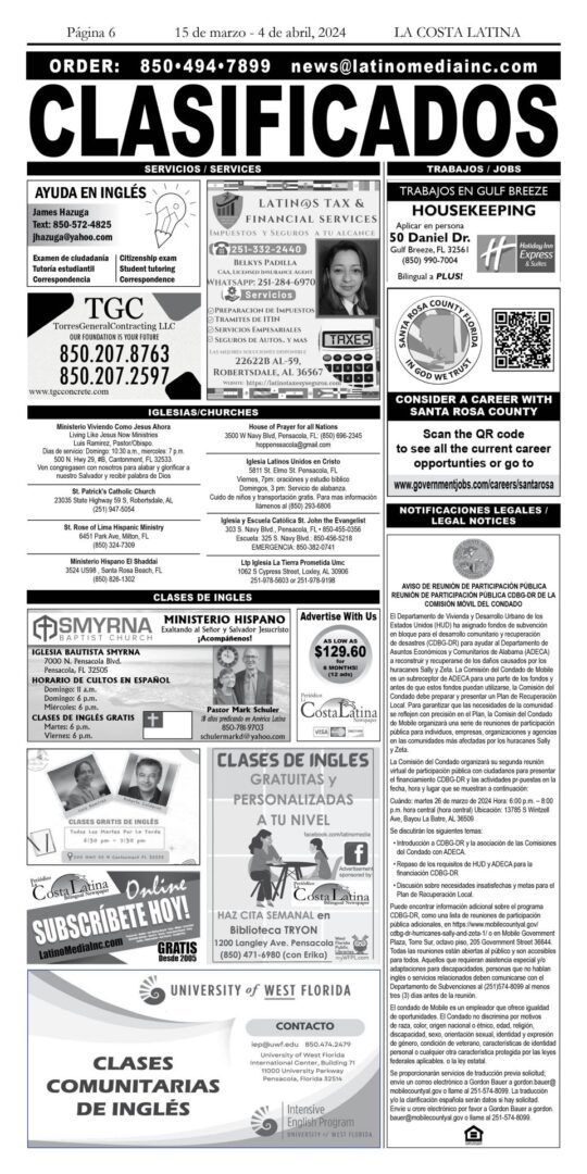 La Costa Latina March 15 - April 4, 2024 page 6