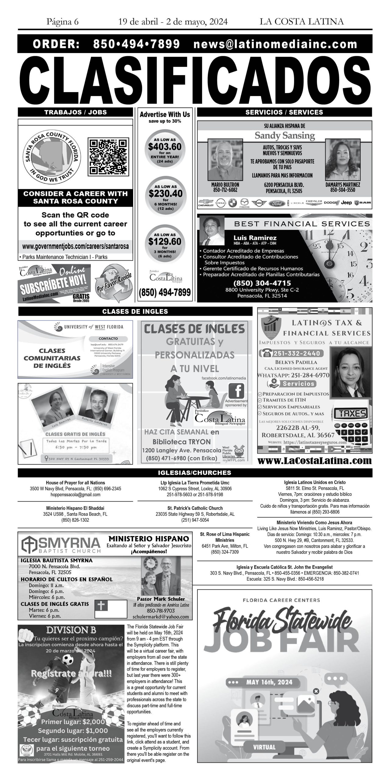 La Costa Latina April 19 - May 2, 2024 page 6