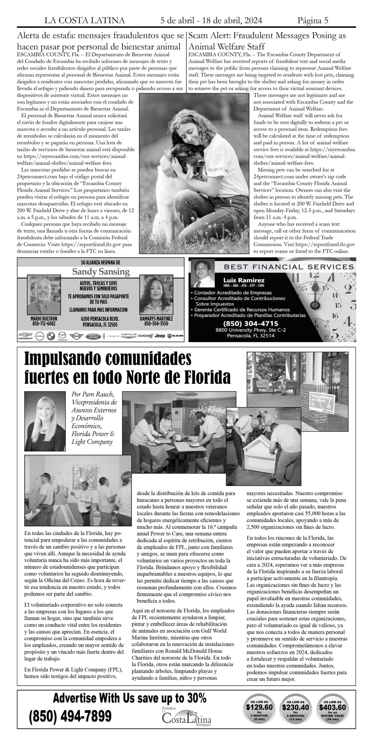 La Costa Latina April 5 - April 18, 2024 page 5