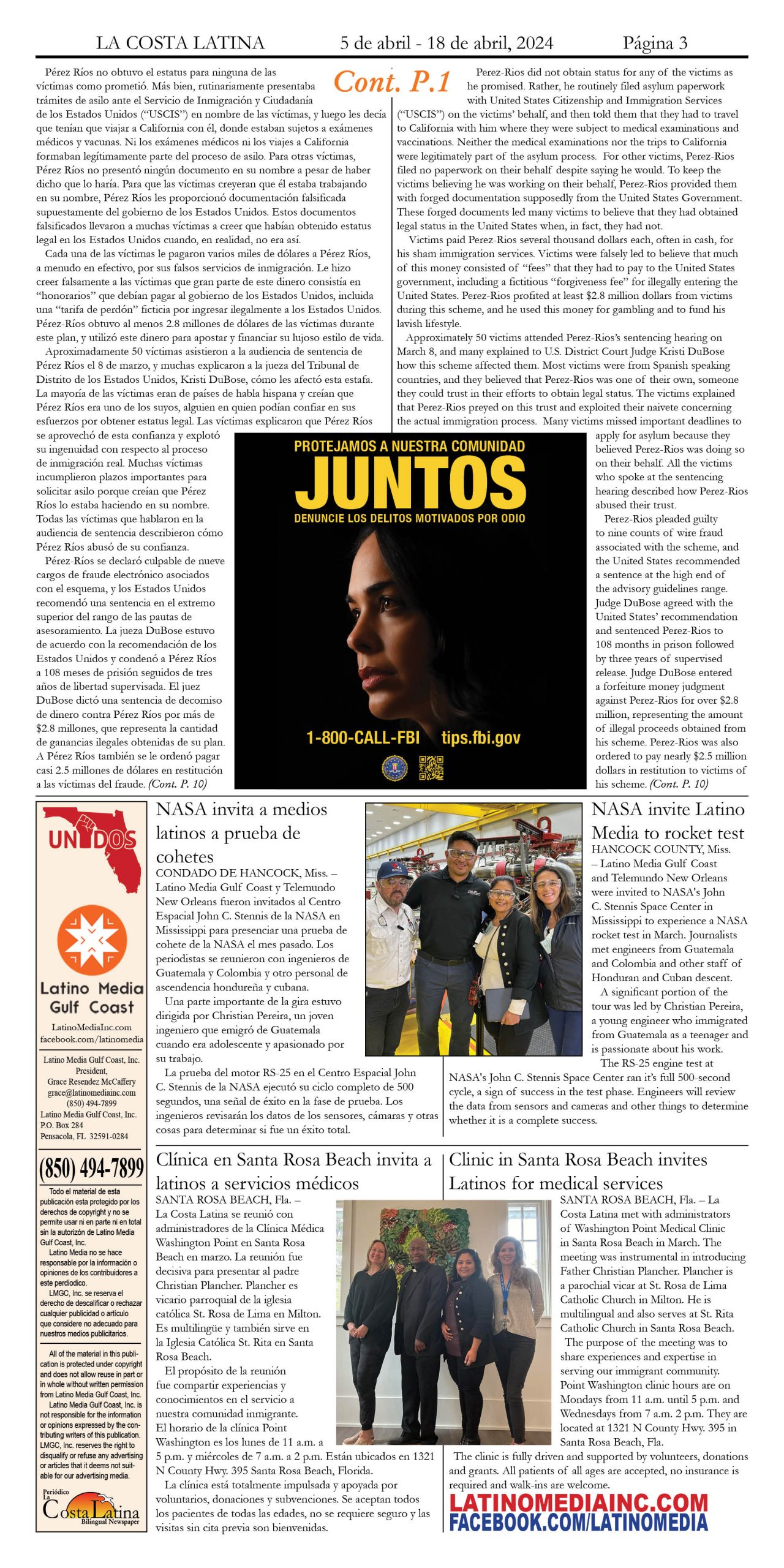La Costa Latina April 5 - April 18, 2024 page 3