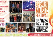 Greater Gulf Coast Music Festival Flyer