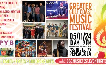 Greater Gulf Coast Music Festival Flyer