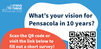 City of Pensacola visioning survey flyer