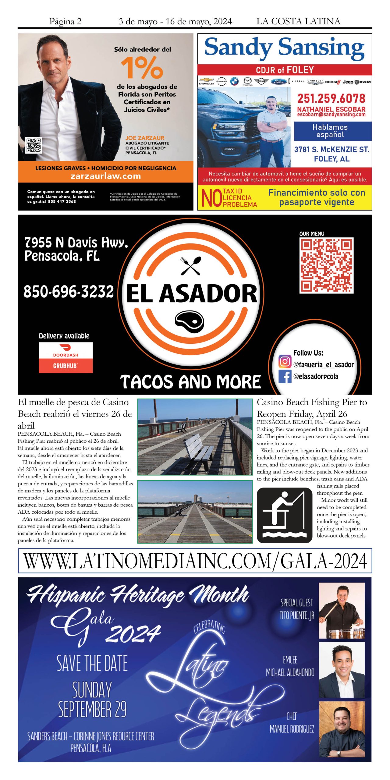 La Costa Latina May 3 - May 16, 2024 page 2