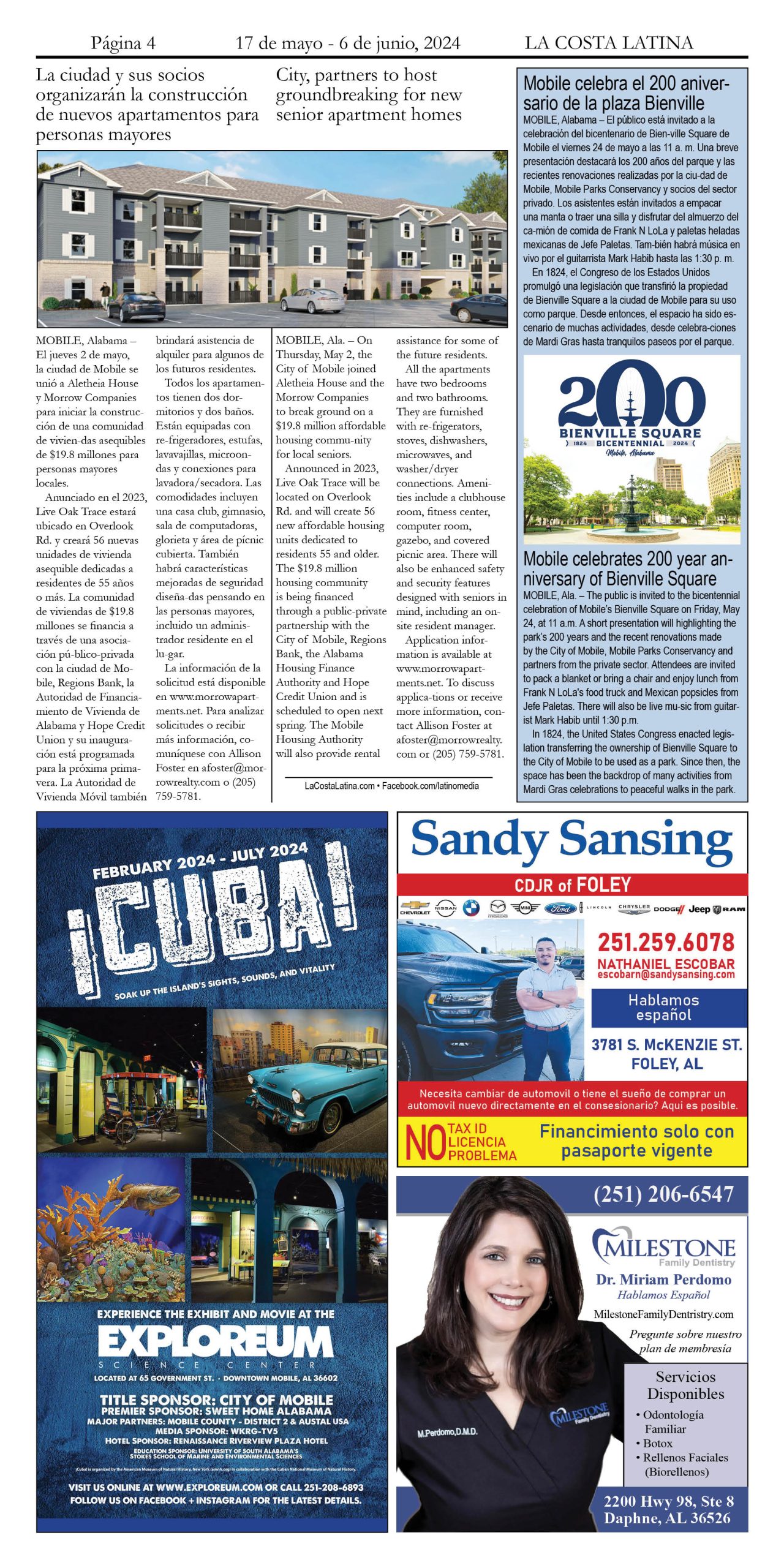 La Costa Latina May 17 - June 7, 2024 page 4