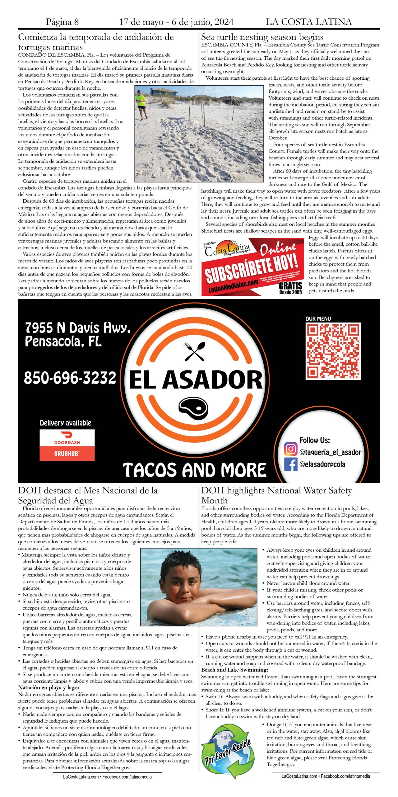 La Costa Latina May 17 - June 7, 2024 page 8