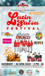 2024 Latin Salsa Festival in Pensacola poster