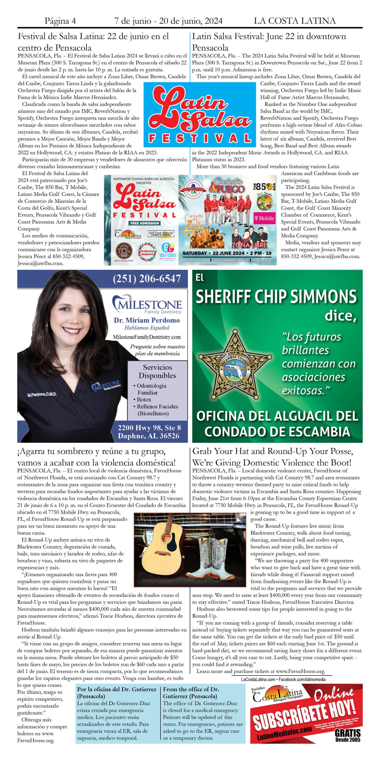 La Costa Latina June 7 - June 20, 2024 Page 4