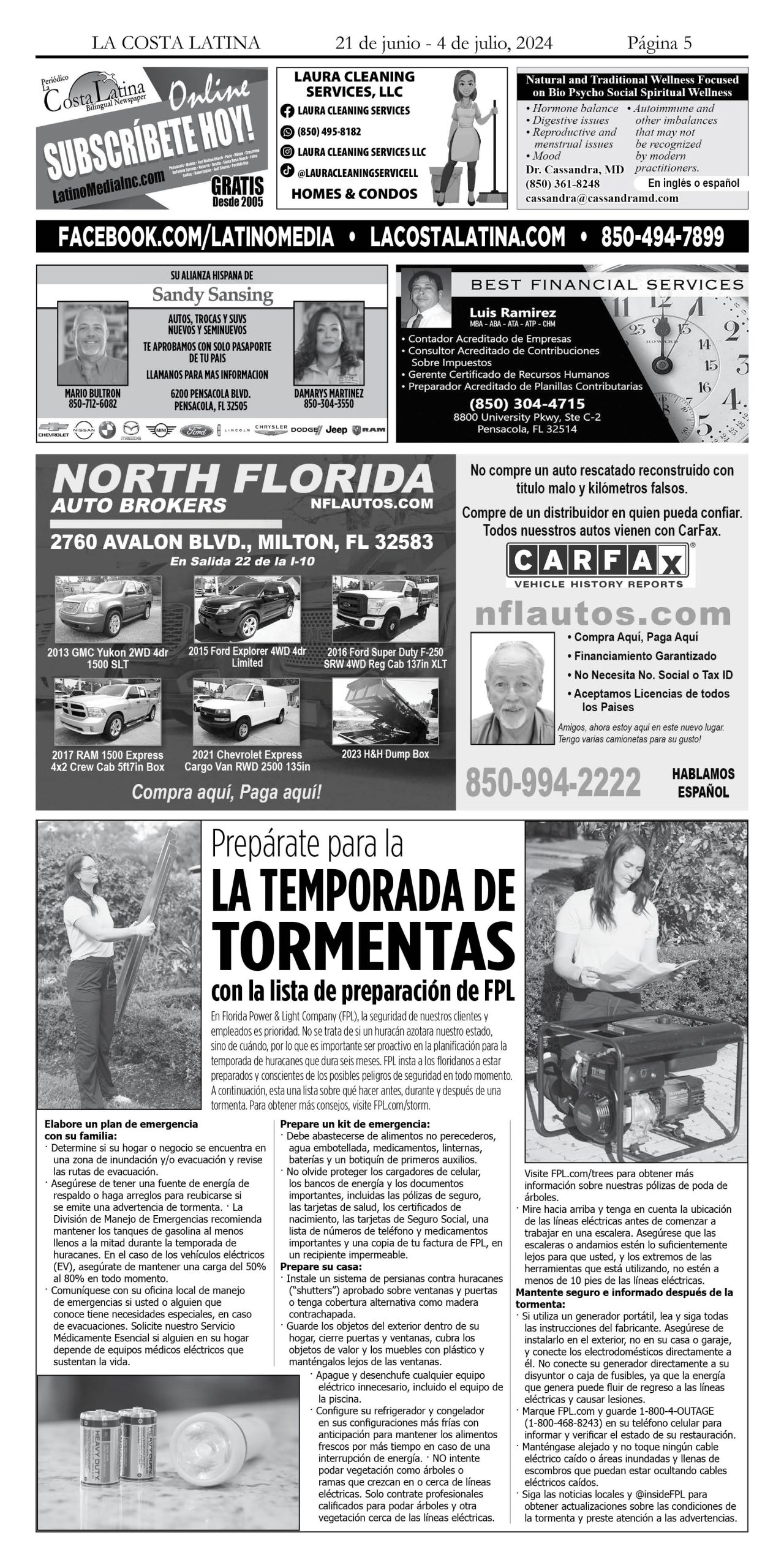 La Costa Latina June 21 - July 4, 2024 Page 5