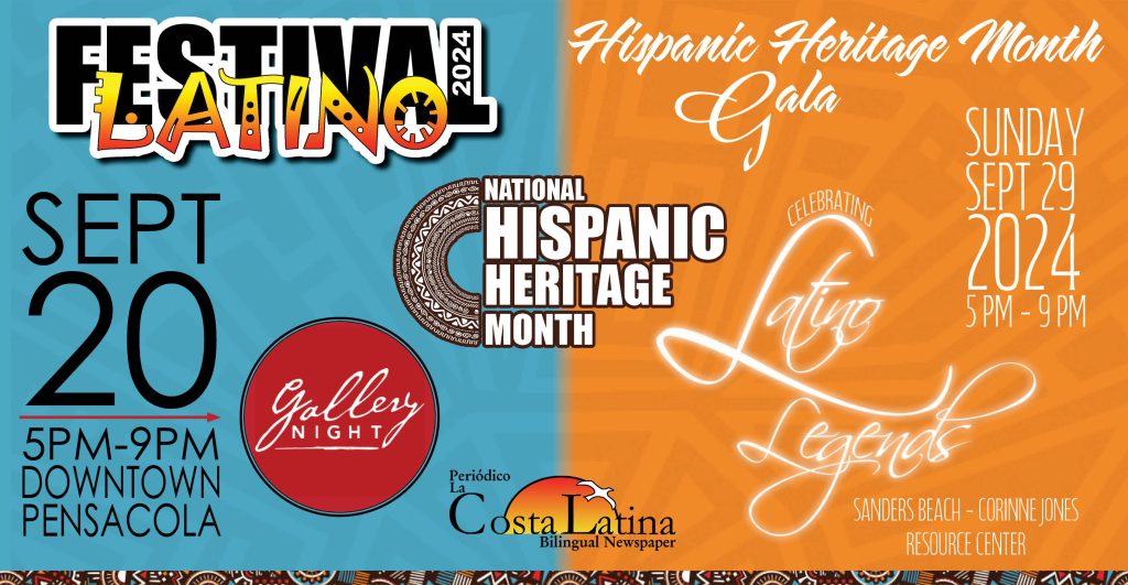 Hispanic Heritage Month Events in Pensacola for 2024, gala and festival