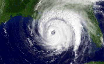Satellite image of Hurricane Ivan