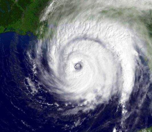 Satellite image of Hurricane Ivan