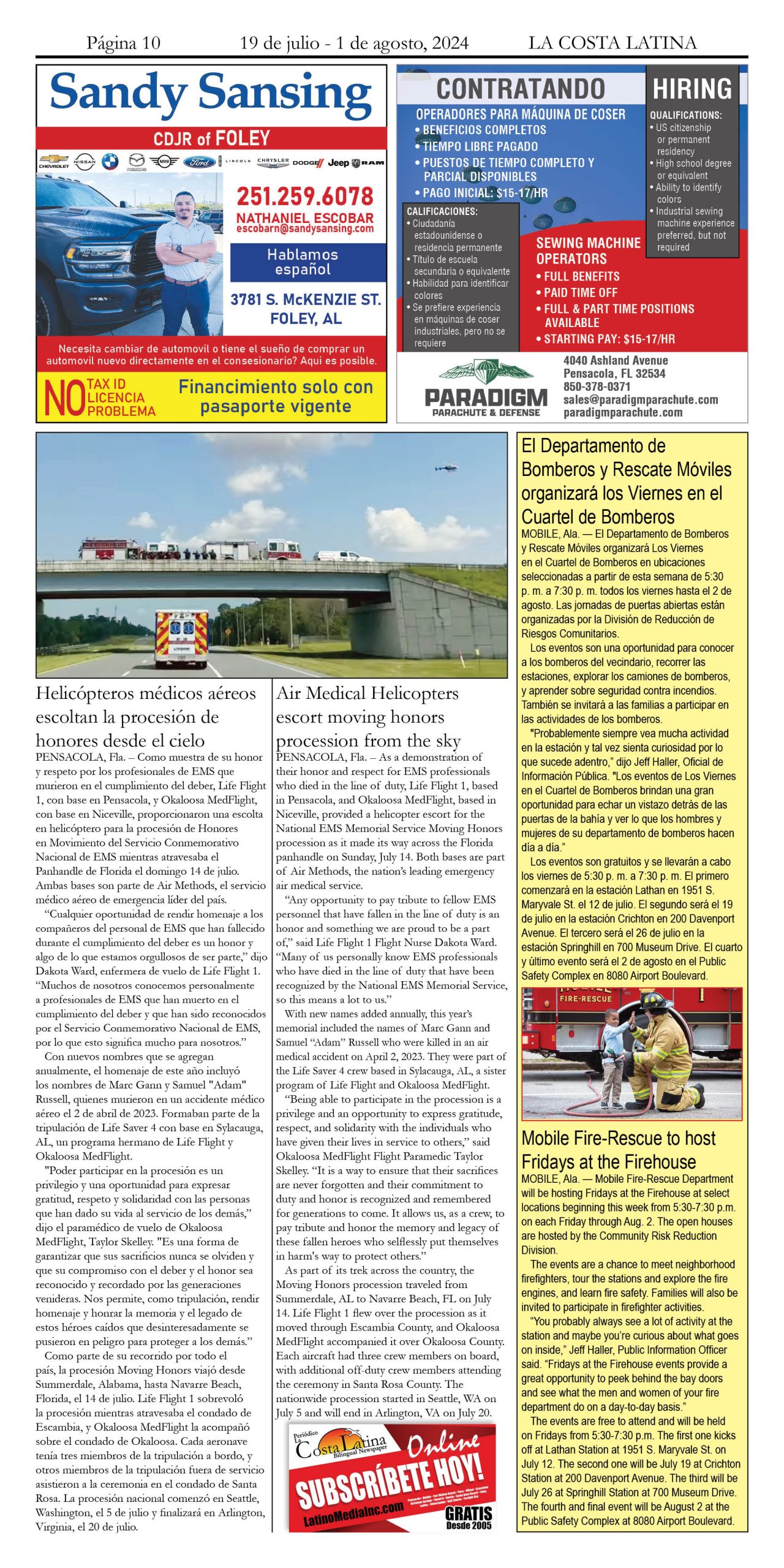 La Costa Latina July 19 - August 1, 2024 Page 10