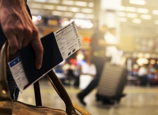 Travelers in Airport